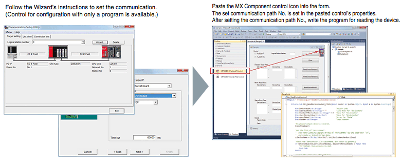 Softvér MX Component - nastavenie komunikácie
